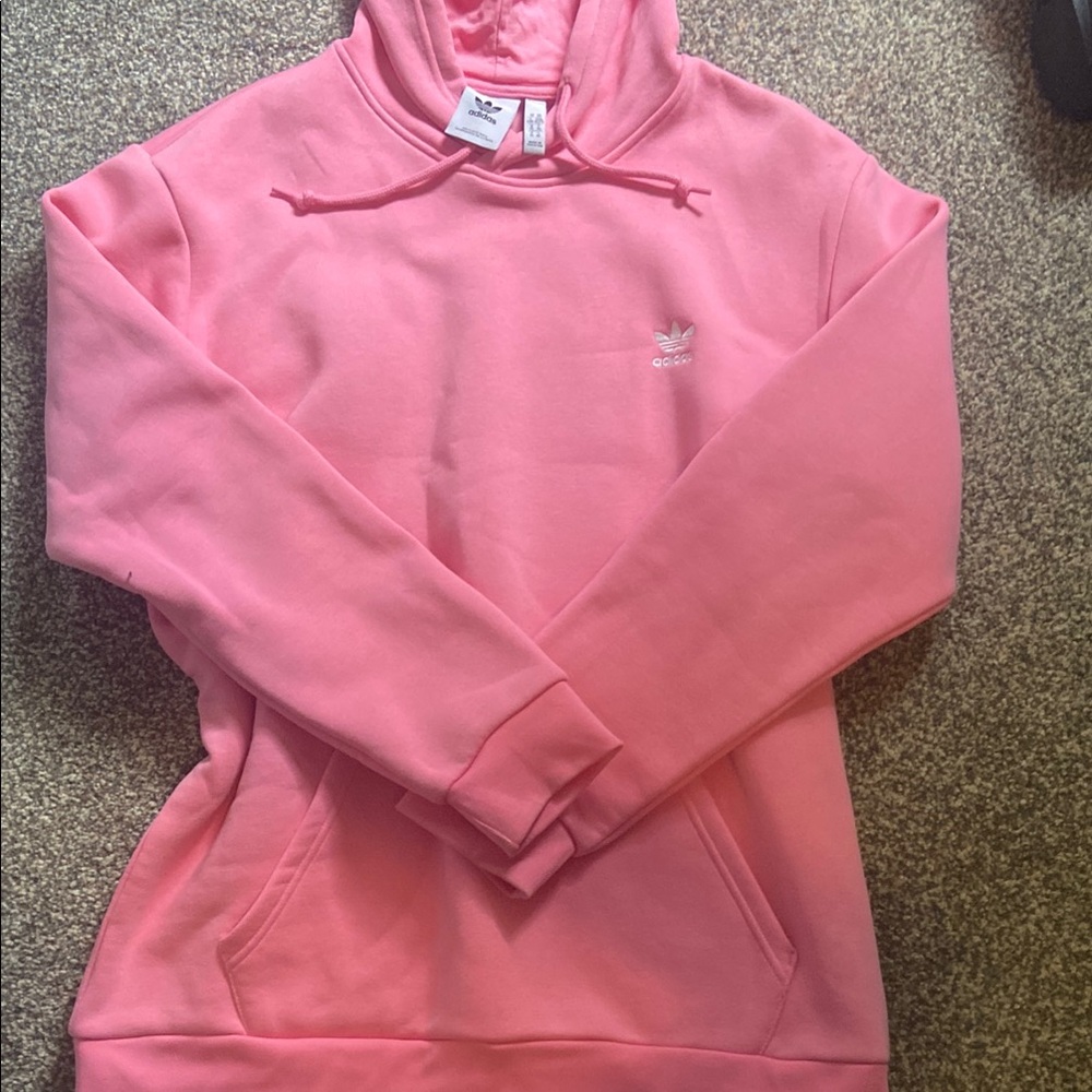 Adidas Pink Pullover Sweater with Turtleneck